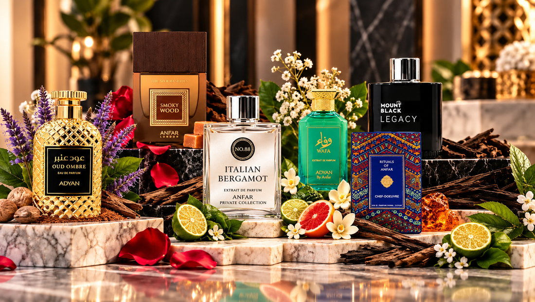 Best smelling perfumes 2026 featuring luxury London Musk fragrances with woody, floral and citrus notes