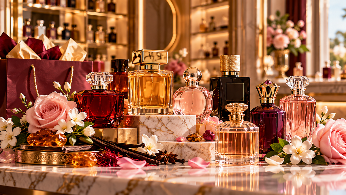 Luxury perfume sale featuring premium fragrances at affordable prices from London Musk