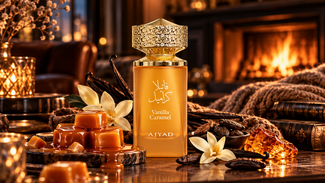 Vanilla Caramel by Ajyad perfume with warm vanilla, caramel and amber notes