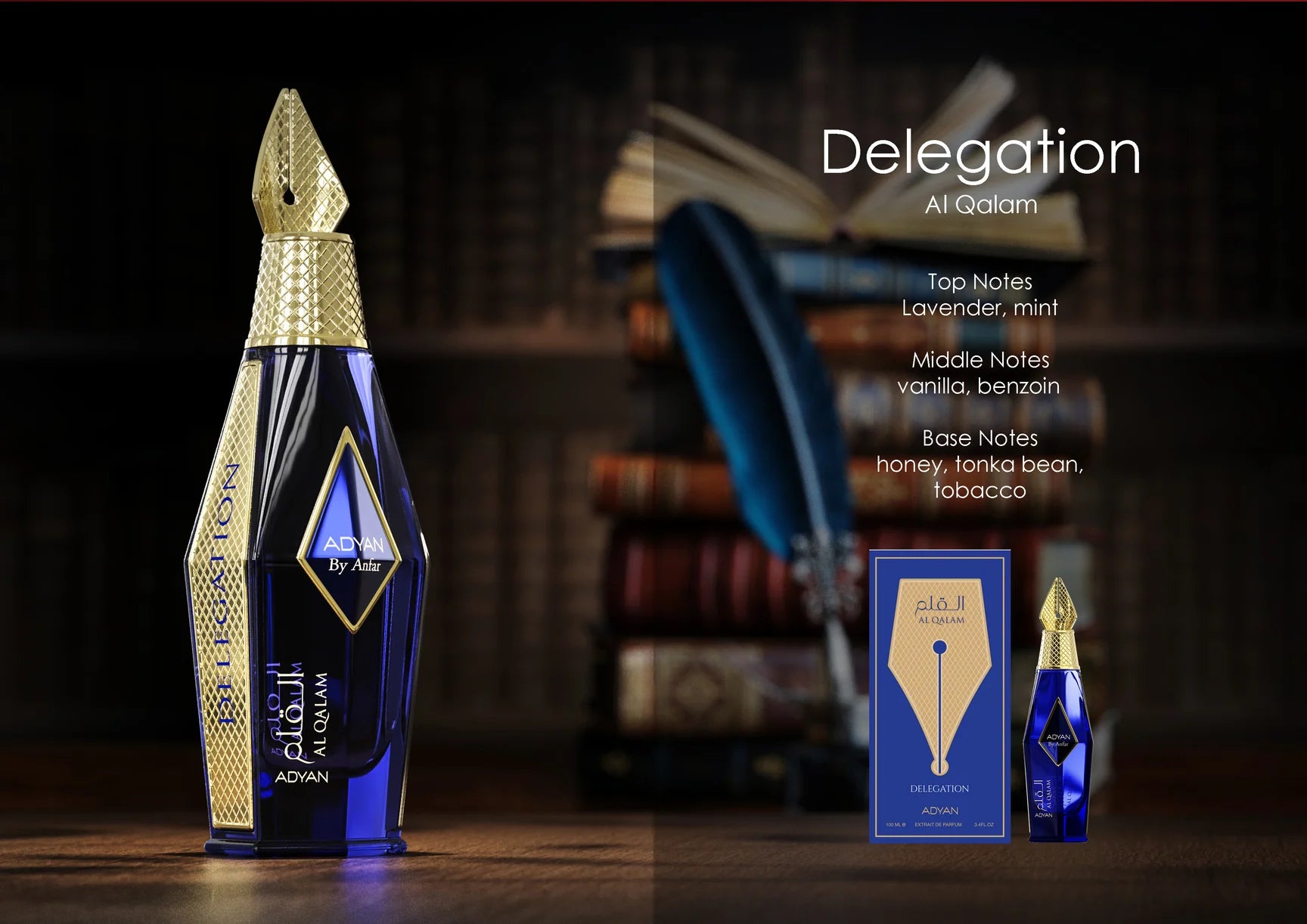 Al Qalam Delegation by Adyan – Extrait de Parfum (100ml)