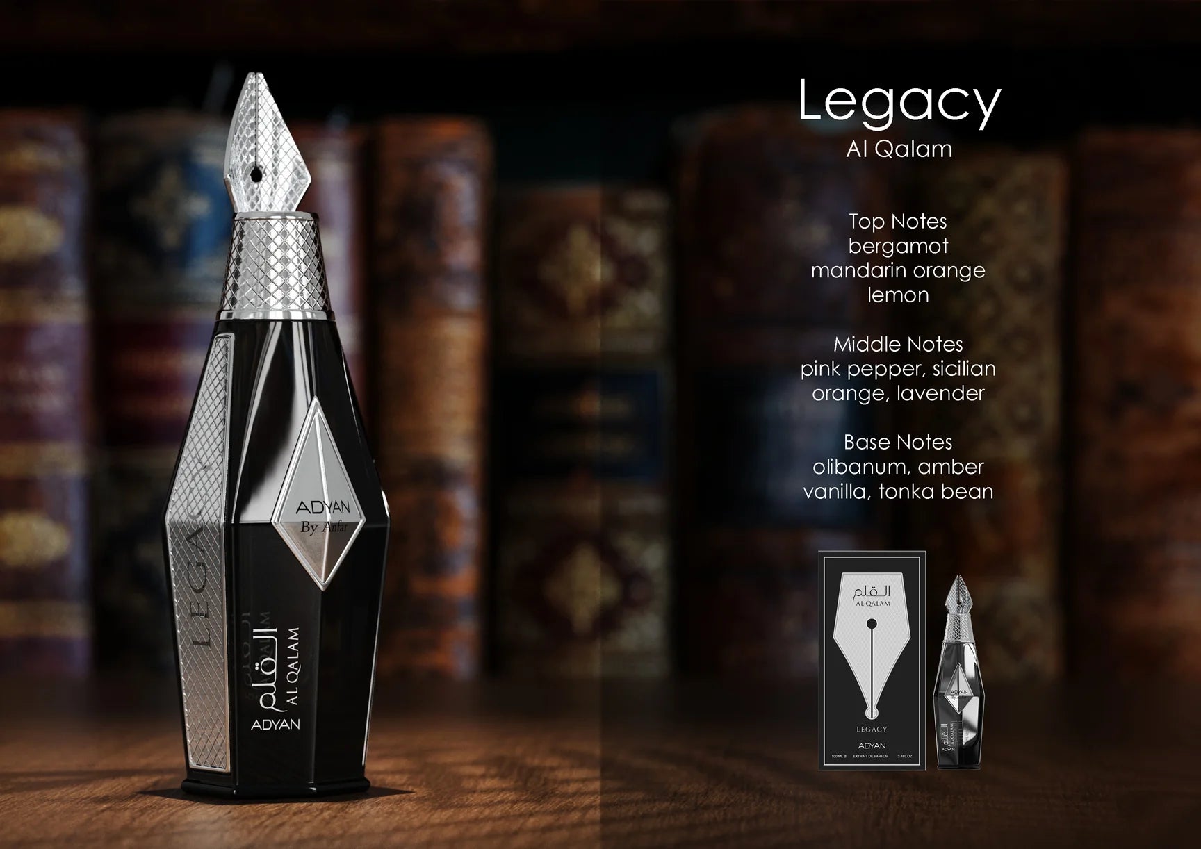 Al Qalam Legacy by Adyan – Extrait de Parfum (100ml)
