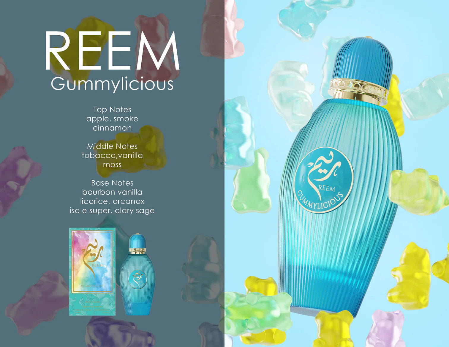 REEM Gummylicious by Ajyad – Extrait de Parfum (100ml)