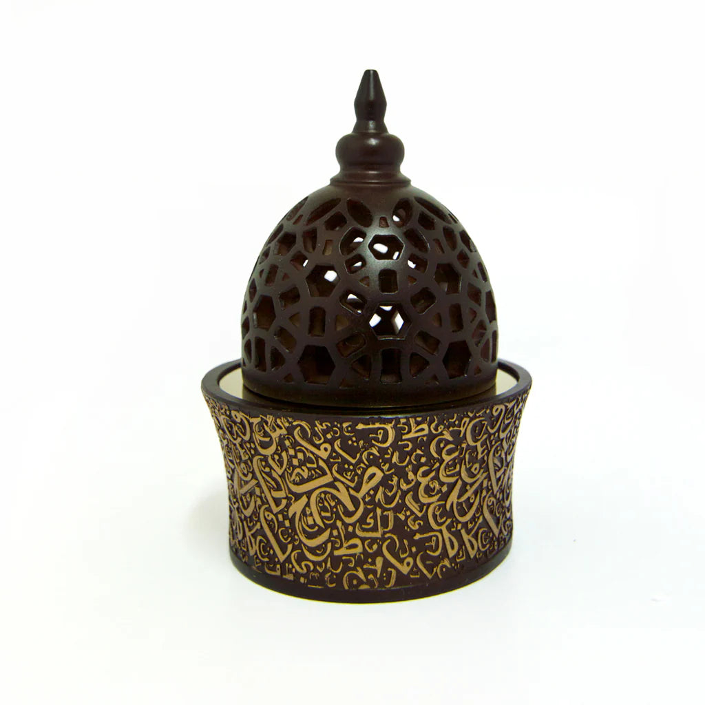 Modern Arabian Metal Bakhoor Burner