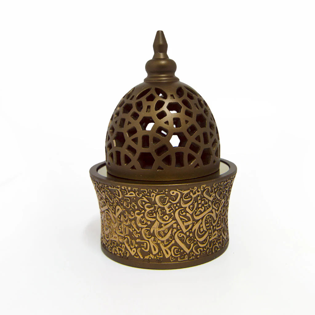 Modern Arabian Metal Bakhoor Burner