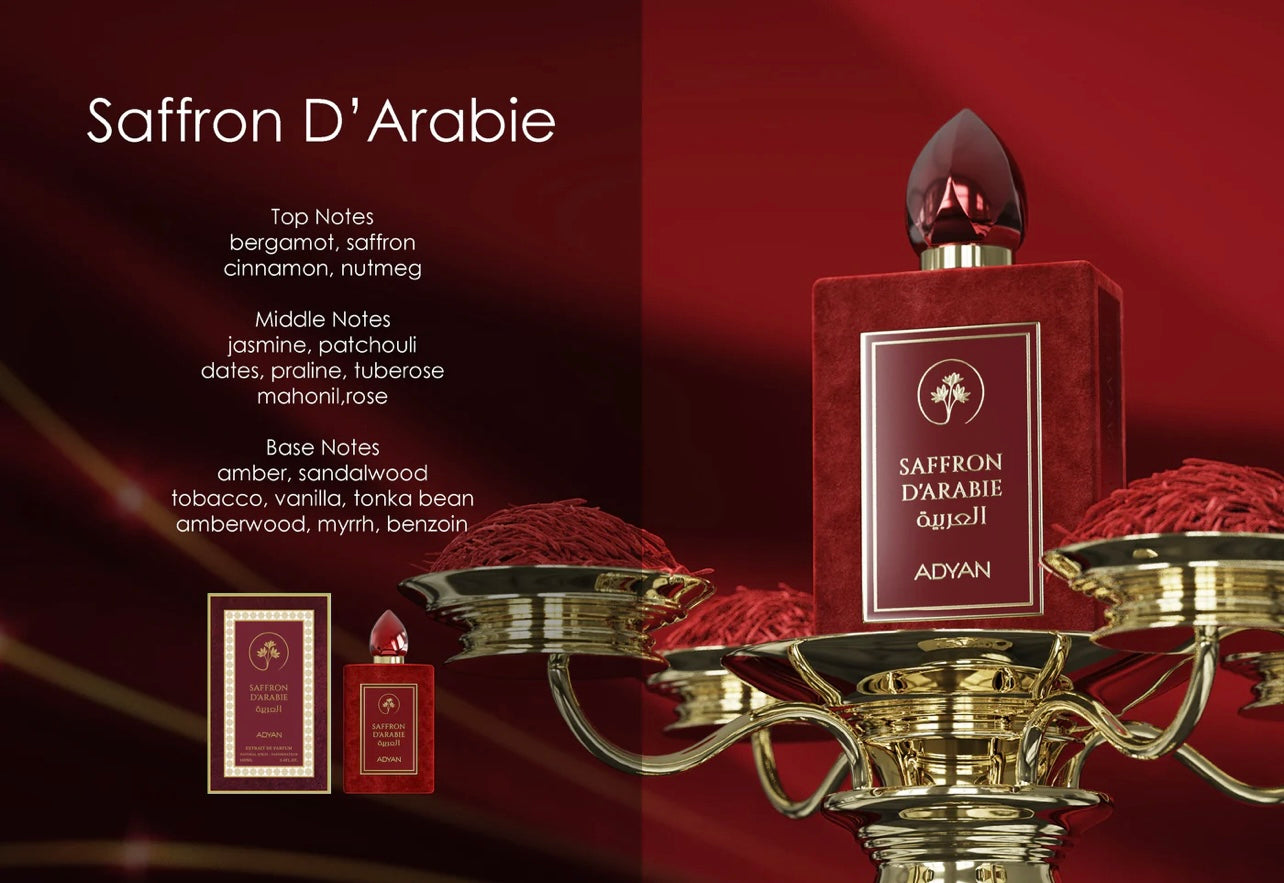 Saffron D’Arabie by Adyan – Extrait de Parfum (100ml)