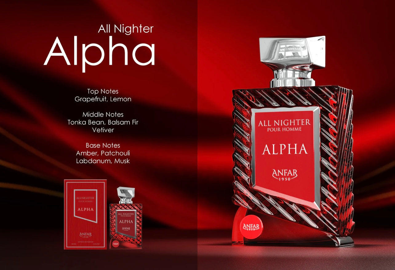 All Nighter Alpha by Anfar – Extrait de Parfum (100ml)