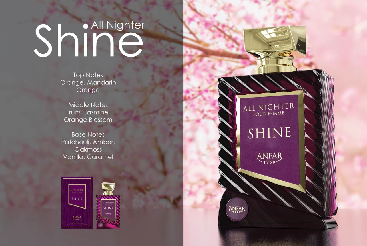 All Nighter Shine by Anfar – Extrait de Parfum (100ml)