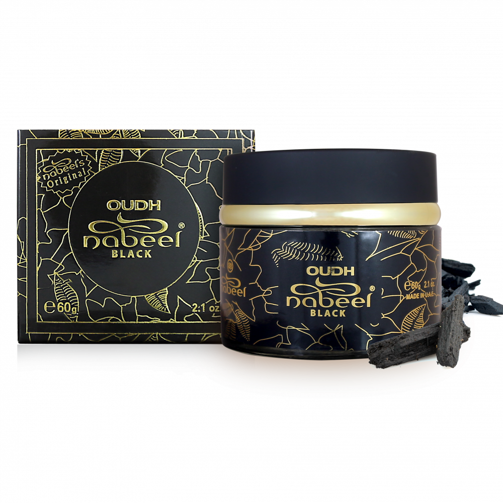 Al Nabeel Oudh Nabeel Black Incense Bakhoor 60g