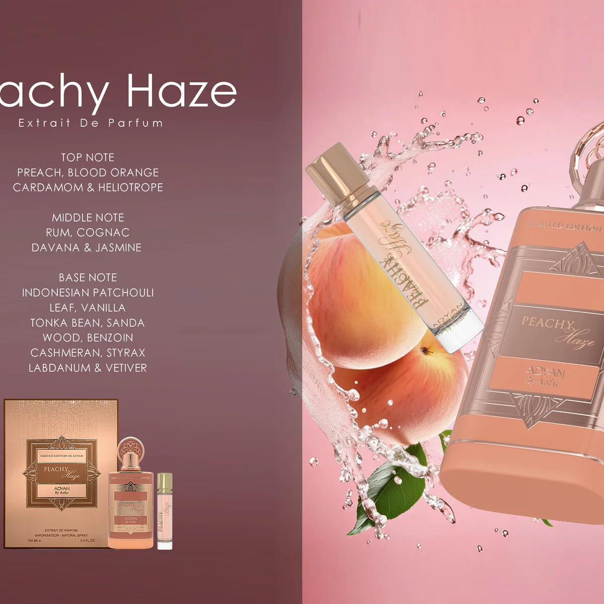 Peachy Haze Extrait de Parfum 100ml