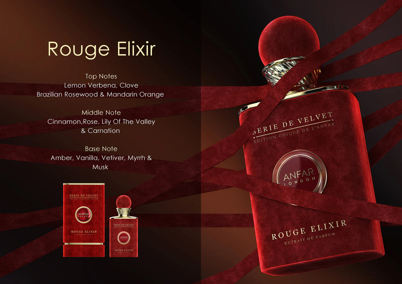 Rouge Elixir Pour Femme Extrait de Parfum 100ml