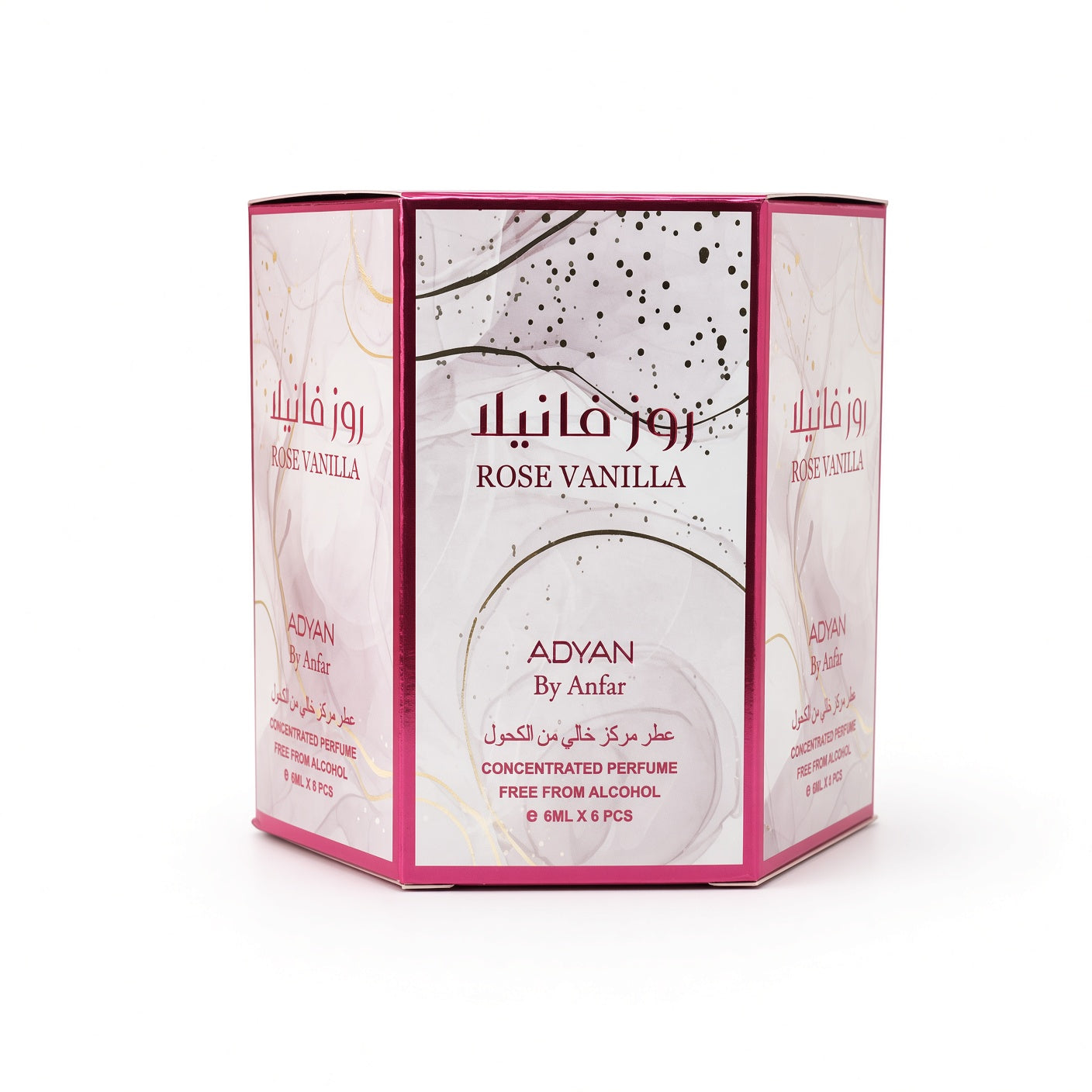 Rose Vanilla Perfume Oil Roll-on 6ml by Adyan by Anfar