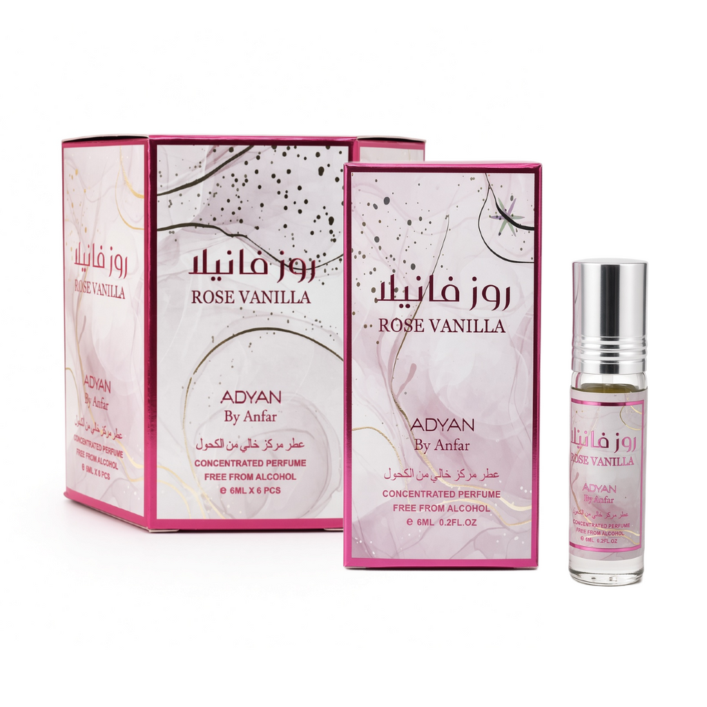 Rose Vanilla - Perfume Oil Roll-on (6ml)