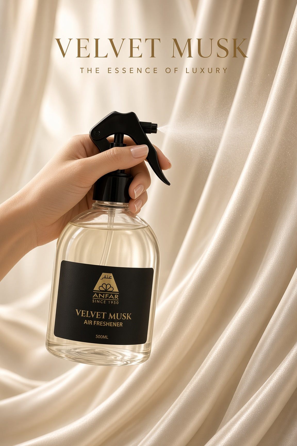 Velvet Musk Luxury Room Freshener 500ml by Anfar
