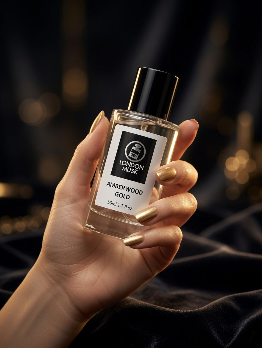 Amberwood Gold - Sweet Soft Amber Perfume (50ml EDP)