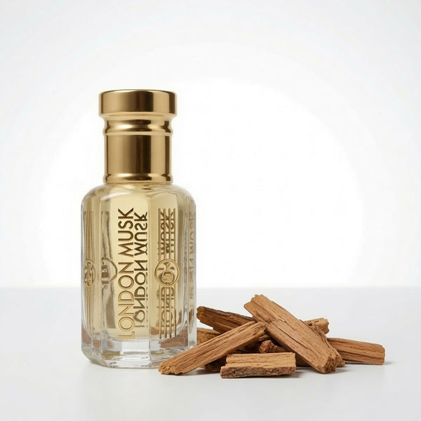Sandalwood Perfume Oil by London Musk Premium Alcohol-Free Attar