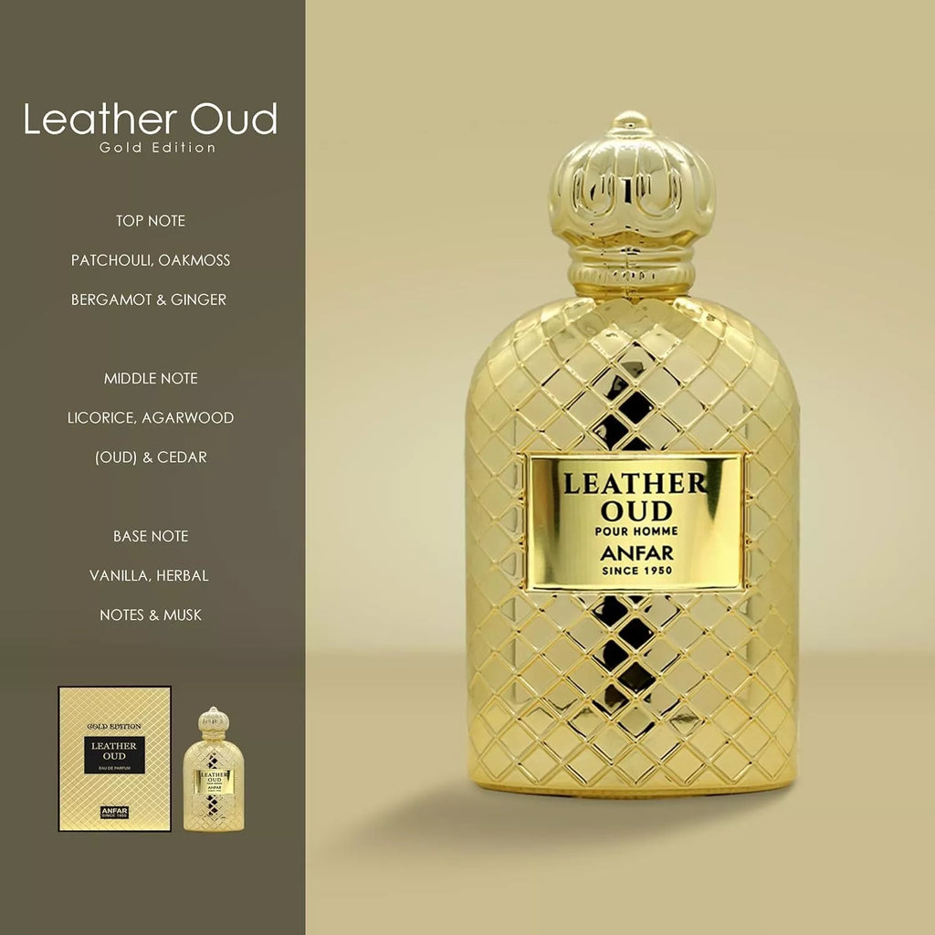 ANFAR Leather Oud Pour Homme 100ml Men’s Fragrance