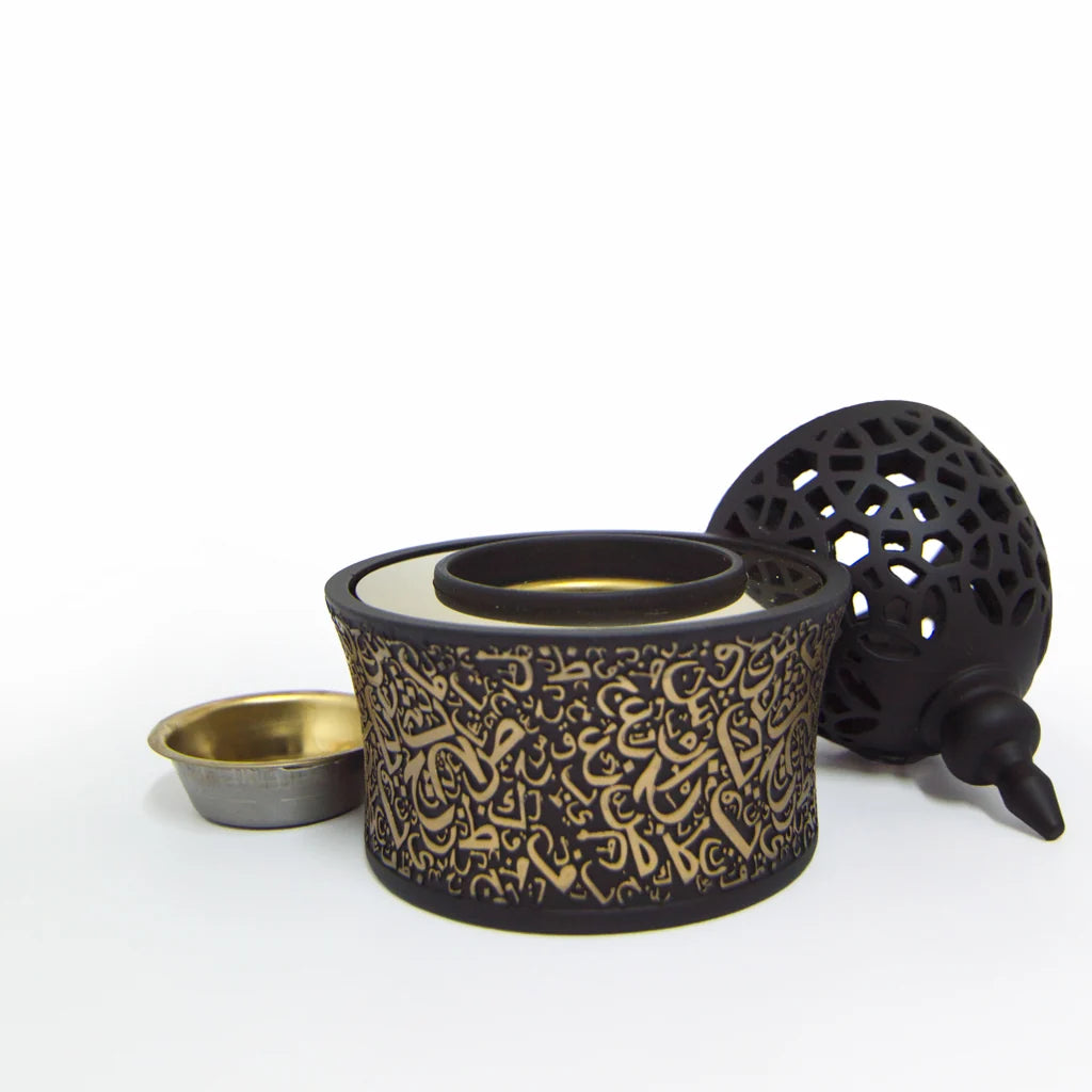 Modern Arabian Metal Bakhoor Burner