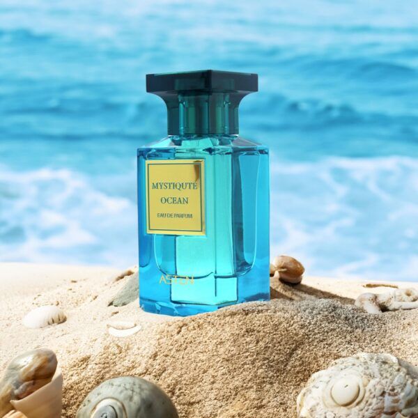 Mystic Ocean Eau De Parfum 80ml by Asten Dive into the refreshing allure of the Mystic Ocean, an invigorating fragrance by Asten that captures the essence of crisp oceanic air. This 80ml Eau De Parfum offers a sensory journey that balances bright citrus, herbaceous notes, and earthy depths.