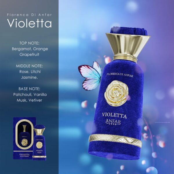 Violetta Pour Femme Extrait de Parfum 100ml | A Romantic and Elegant Floral Experience